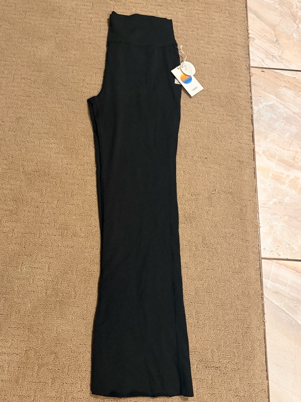 Vuori Wide Leg Pants in Black